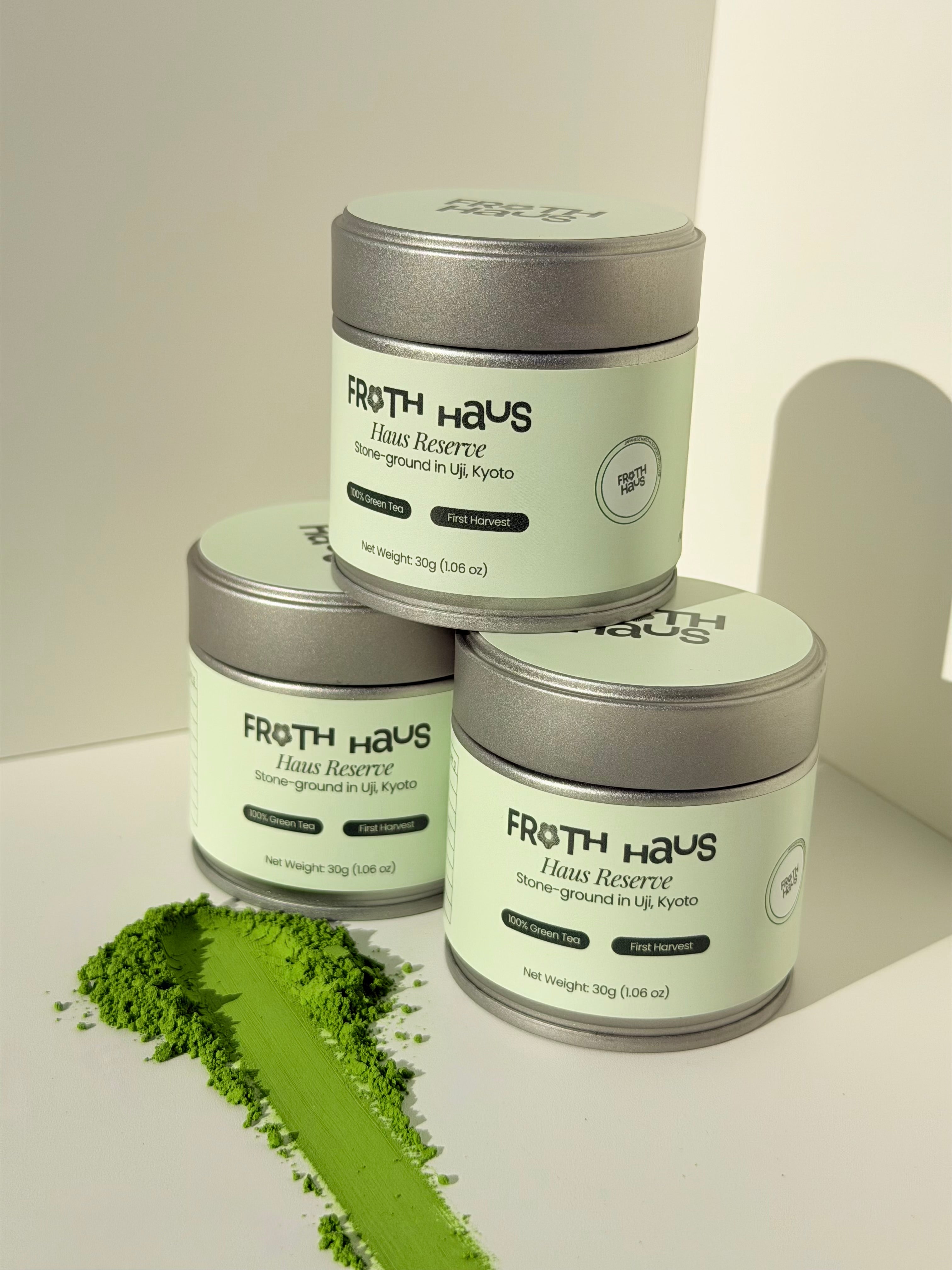 Haus Reserve Matcha 3 pack bundle